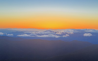 향적봉의 아침 !