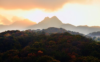 가을 수채화속으로.......북한산