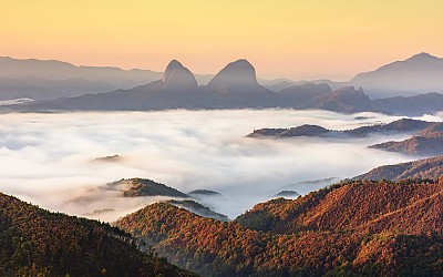 부귀산 에서 보는 마이산
