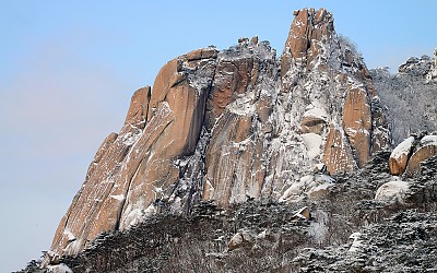 도봉산 선인봉과 만장봉