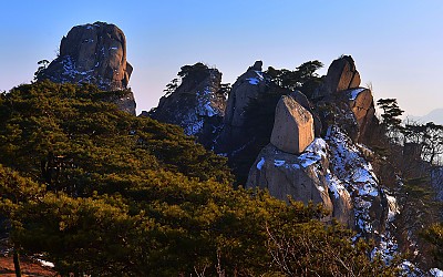 도봉산의 마지막 겨울