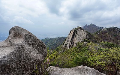 도봉산의 봄