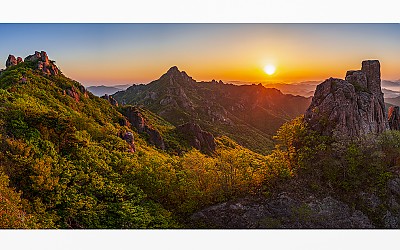 월출산 파노라마