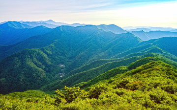 천왕봉을 바라보다...