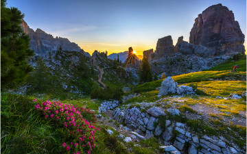 Cinque Torri 일출 !!!