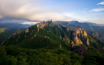 설악의 아침 풍경