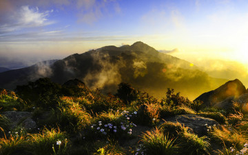 촛대봉에서 바라본 천왕