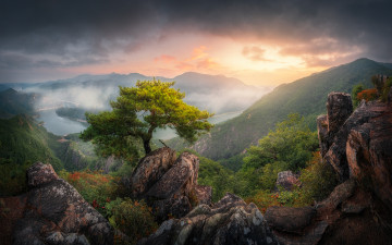 가을이 오는 제비봉