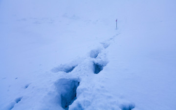 겨울 한라산에서-