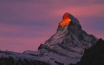스위스 알프스산 마테호른