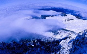 서북벽 정상에서-