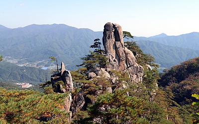 운악산 미륵바위