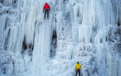 매바위인공폭포 빙벽