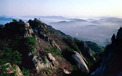 도봉산의 봄