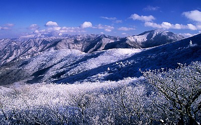지리산설경