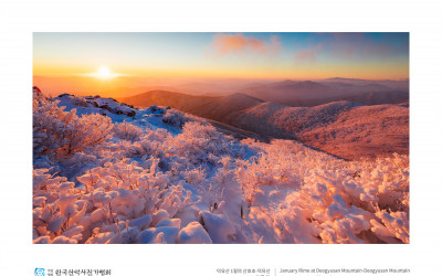 덕유산 1월의 산호초