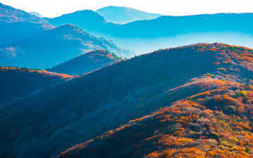 지리능선의 가을