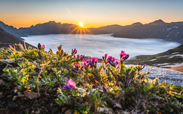 백두산 천지 (서파)