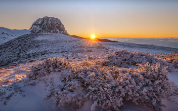 웟세오름 전망대 일출