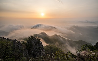 대둔산 일출