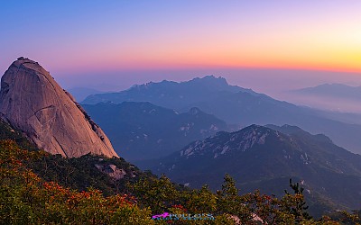 북한산 가을 아침