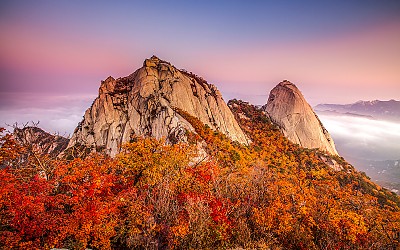 백운봉의 가을색