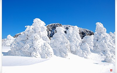 한라산 설경