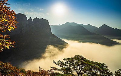 주왕산 !
