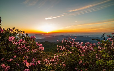 지리산중봉의아침