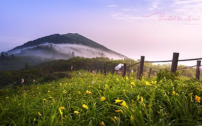 덕유산의 아침