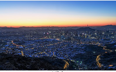 인왕산  야경...