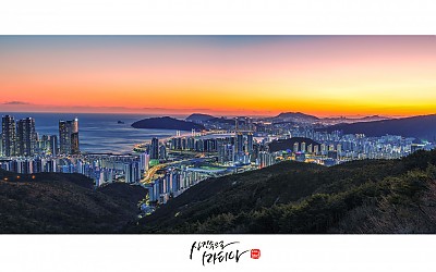 장산 매직아워..