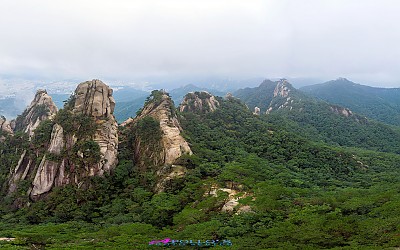 도봉산 (드론 시험촬영)