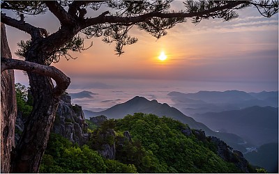 대둔산 아침