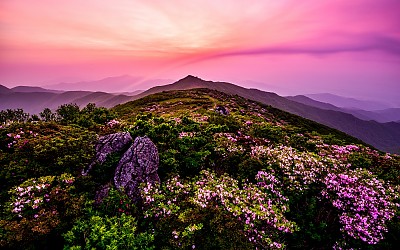국망봉 여명