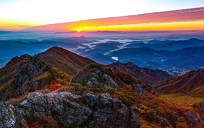 가야의 일출풍경