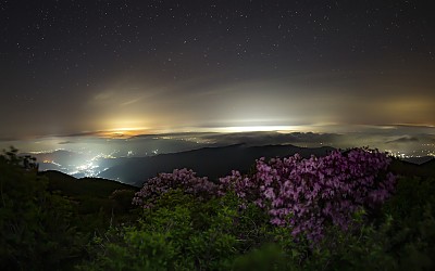 지리산 야경