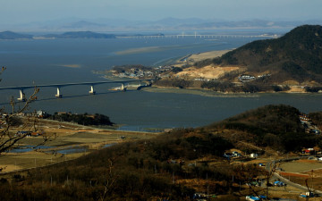 강화 서쪽  해명산에서