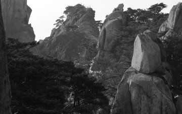 흐린날 도봉의 암릉들