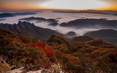 구봉산의 깊어가는 가을