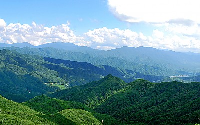 한북정맥을 바라보며...