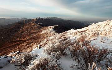 덕유산 중봉에서