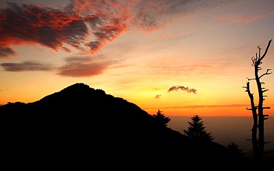 지리산의 미 (가을)천왕봉 여명