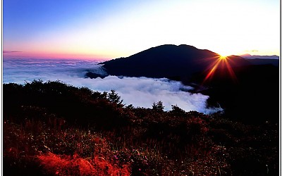 노고단고개에서