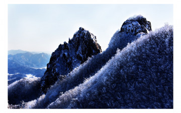 월출산의 상고대