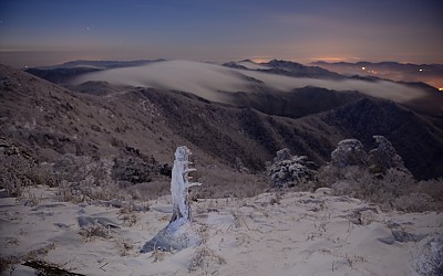                          덕유에 춥던날