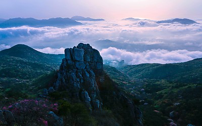 금정산 운해
