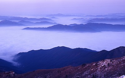 지리산의 겨울