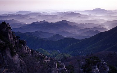 대둔산의 봄
