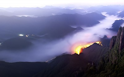 댜둔산 의 야경